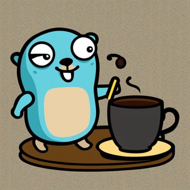 Go Blue Gopher prefers Go over Java for its simplicity and efficiency.