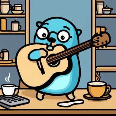 Go Blue Gopher prefers Go over Java for its simplicity and efficiency.