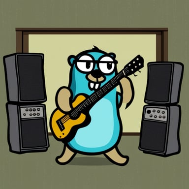 Go Blue Gopher as a calm thrash metal enthusiast.
