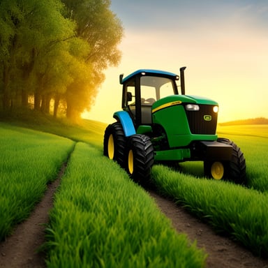 Go Blue Gopher as ultra-realistic John Deere