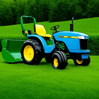 Go Blue Gopher as ultra-realistic John Deere