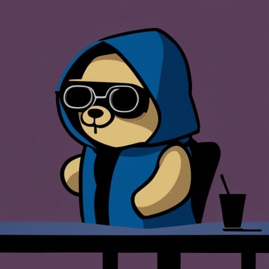 Go Blue Gopher as a cyberpunk Jedi hacker.
