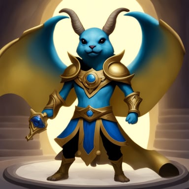Go Blue Gopher as Nicol Bolas.