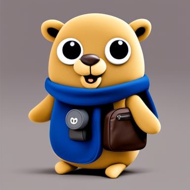 Go blue gopher bag nomad