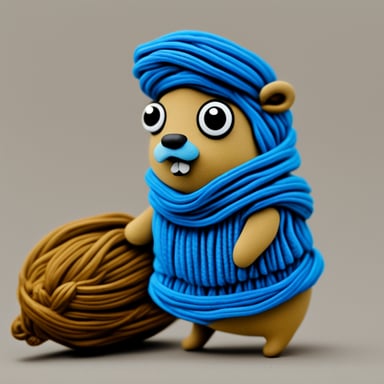 Go Blue Gopher with a blue turban as a nomad.