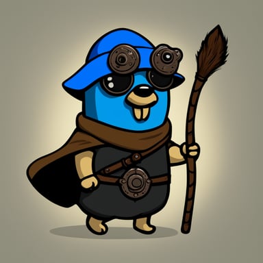 Go Blue Gopher as an Elder Scrolls character.