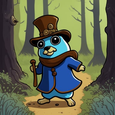 Go Blue Gopher in Discworld