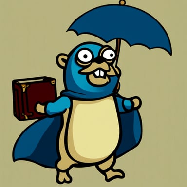 Go Blue Gopher in Discworld