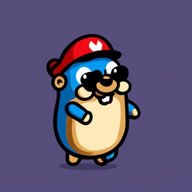 Go Blue Gopher as Super Mario