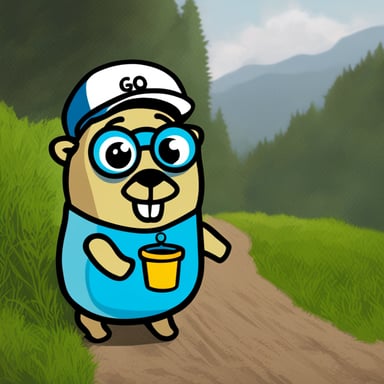 Go Blue Gopher as Active Energy Gopher