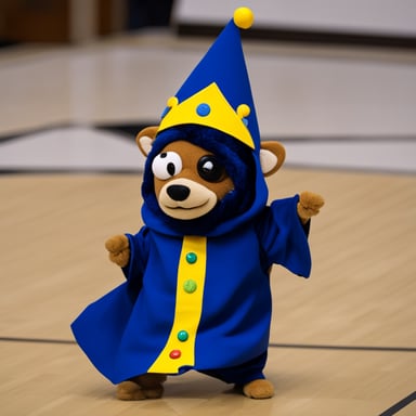Go Blue Gopher as the court jester.