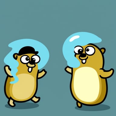 Go Blue Gopher as Monty Python Gopher