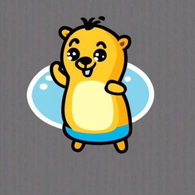 Go Blue Gopher tote bag with a transparent background.