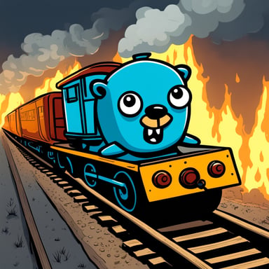 Go Blue Gopher in Hell Train