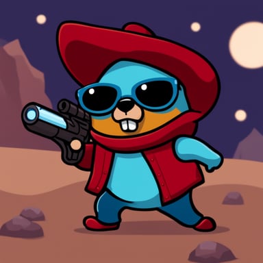 Go Blue Gopher as Sol Badguy