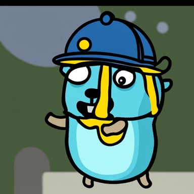Go blue gopher says hi.