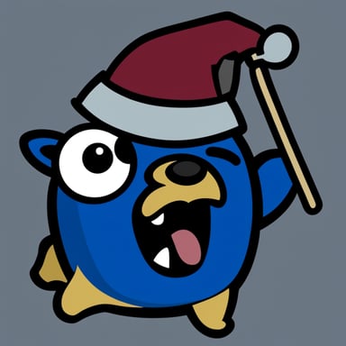 The scariest demon, Go Blue Gopher.