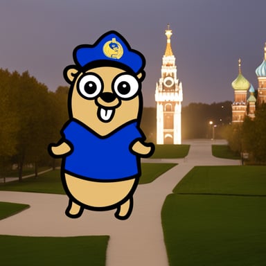 Go Blue Gopher as Kremlin Gopher