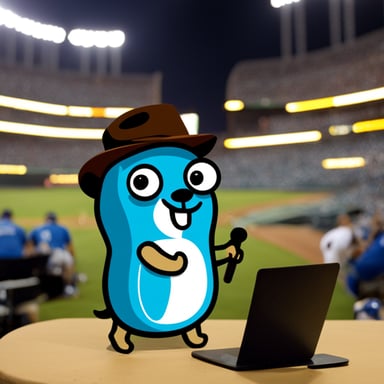 Go Blue Gopher is a Dodgers fan.