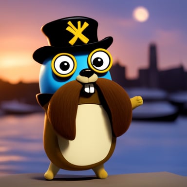 Go Blue Gopher as Boatswain Gopher