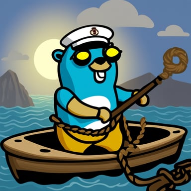 Go Blue Gopher as Boatswain Gopher