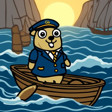 Go Blue Gopher as Boatswain Gopher