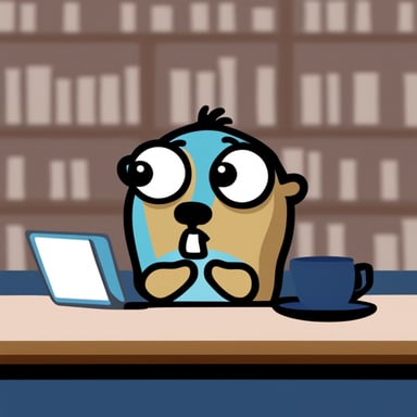 A very sad and bored Go Blue Gopher