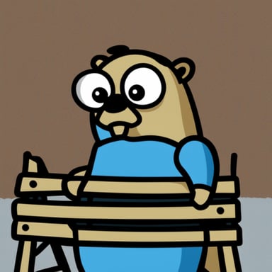 A very sad and bored Go Blue Gopher