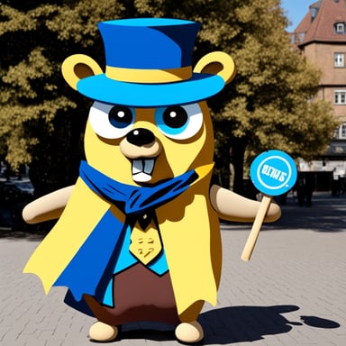 Go Blue Gopher in Germany.
