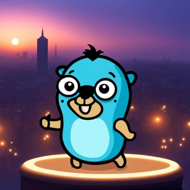 Go Blue Gopher visits Cairo.
