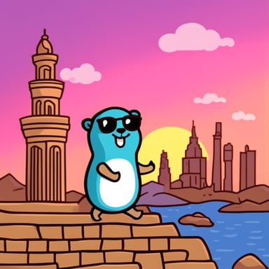 Go Blue Gopher visits Cairo.