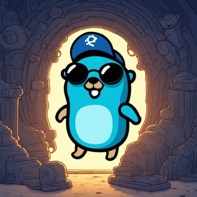 Go Blue Gopher is deploying a Kubernetes service for a Go application.