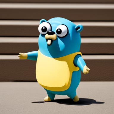 Go blue gopher is struggling with the heatwave.