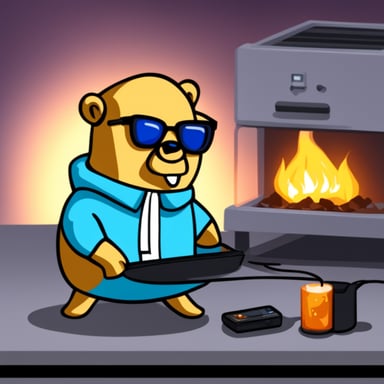 Go Blue Gopher is investigating the cause of the burning servers.