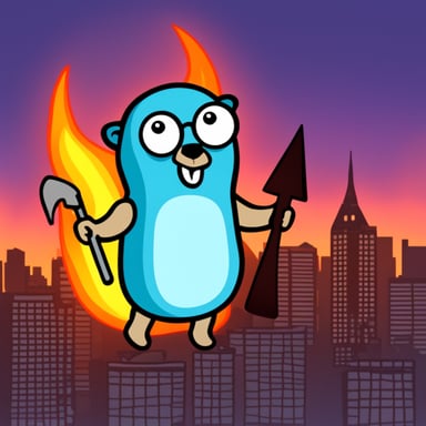 Go Blue Gopher is investigating the cause of the burning servers.