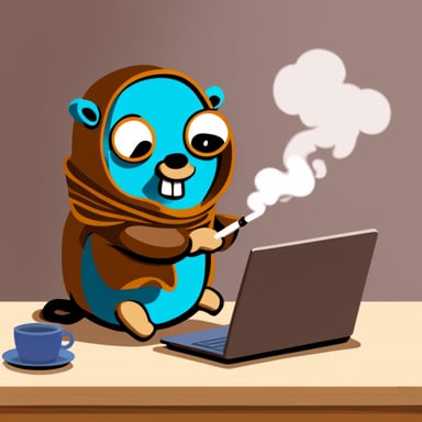 Go Blue Gopher's laptop overheated and started smoking.