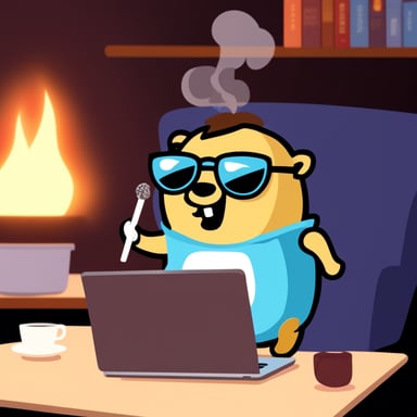 Go Blue Gopher's laptop overheated and started smoking.