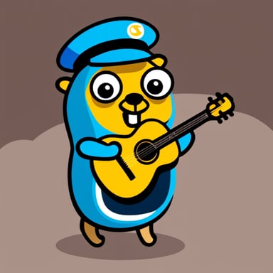 Go Blue Gopher as a superstar.