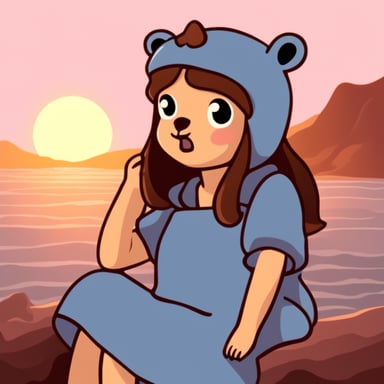 Go Blue Gopher as the traditional lofi girl meme image.