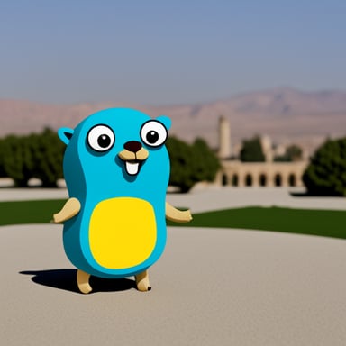 Go Blue Gopher in Iran.