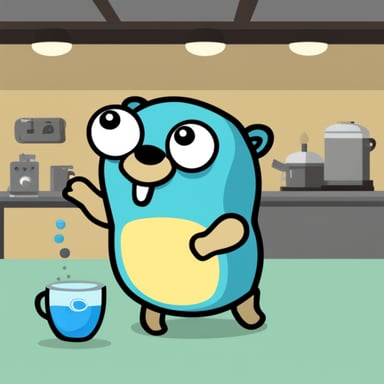 Go Blue Gopher without caffeine