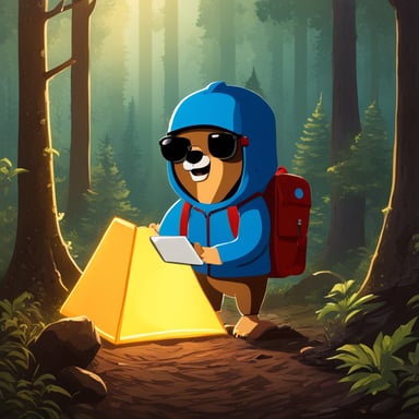 A coach of go blue gophers, like at least five, is learning coding in the woods.