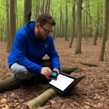 A coach of go blue gophers, like at least five, is learning coding in the woods.