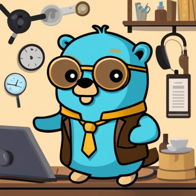 Investigative go blue gopher detective