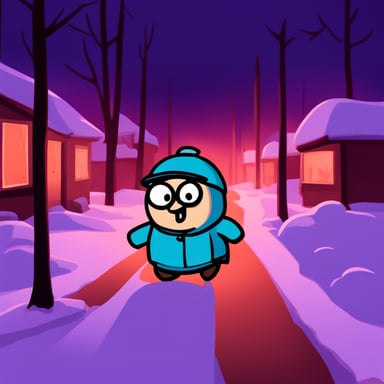 Go Blue Gopher as Cartman in South Park