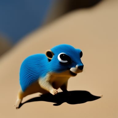 A North African Go Blue Gopher