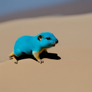 A North African Go Blue Gopher