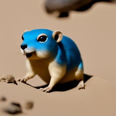 A North African Go Blue Gopher