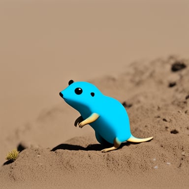 A North African Go Blue Gopher
