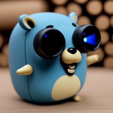 Go Blue Gopher from Montana, USA talks about HTML with lasers coming out of its eyes.